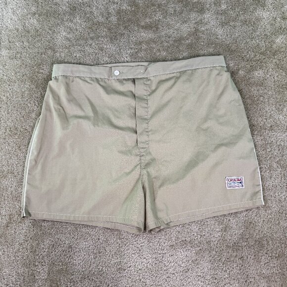 Catalina Sportswear Swim Trunks VTG 90s Lined Men’s Size 44 40" Waist E662 - Picture 1 of 10